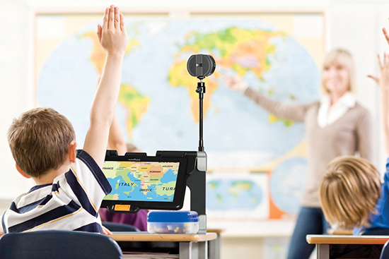 Увеличитель Connect 12 с камерой дистанционного просмотра удобен в классе